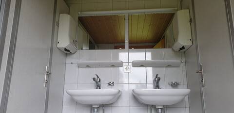 Camp House bathroom
