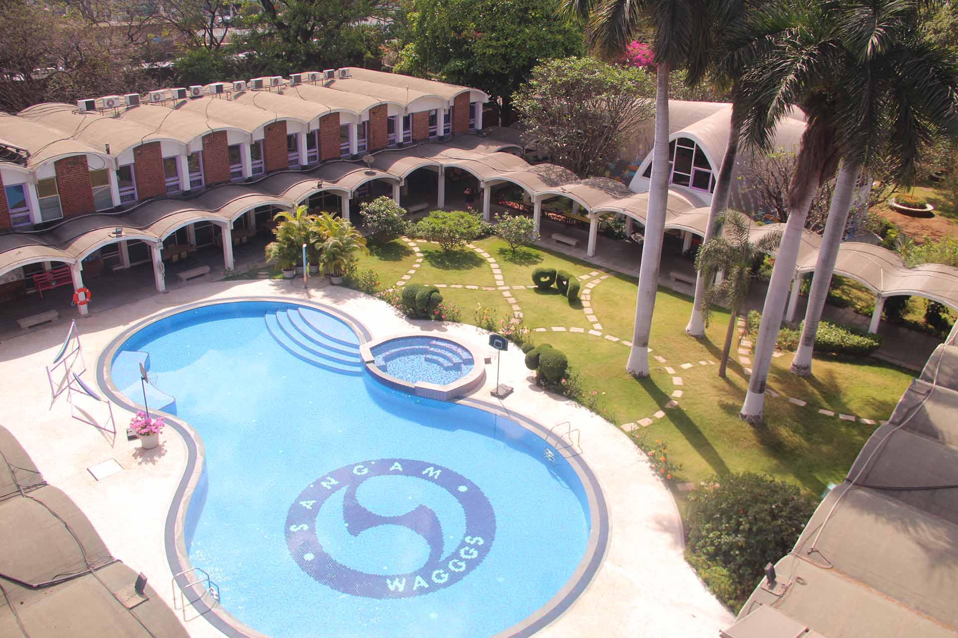 sangam-world-centre-pool-view